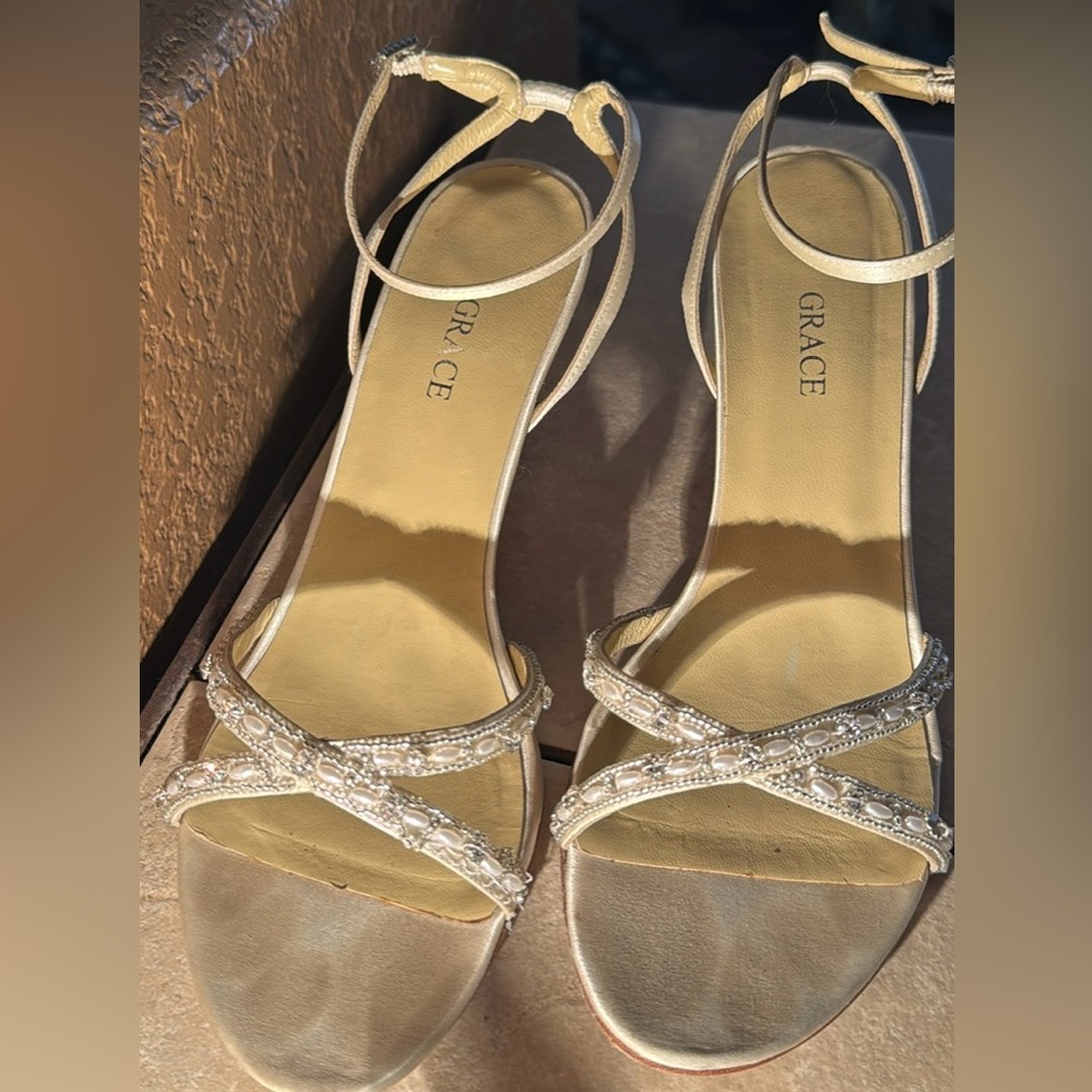 Ankle strapped dressy sandals